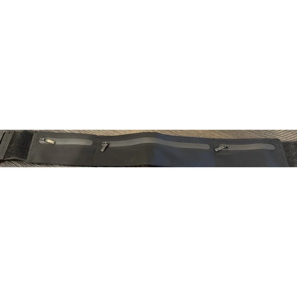 New RNX Black Adjustable Waist Running Belt Waist Pack